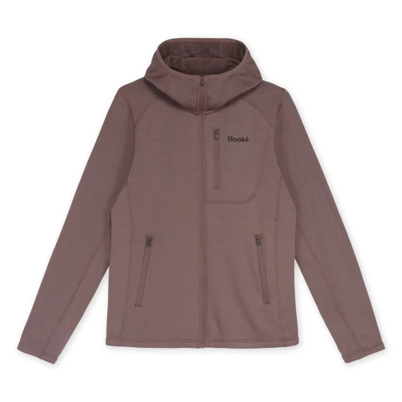 W's Grid Fleece Full-Zip Hoodie made by Hooke