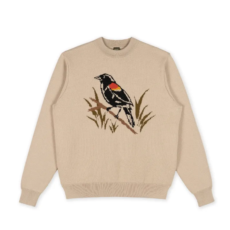 W's WHC Red-Winged Blackbird Knit Sweater made by Hooke