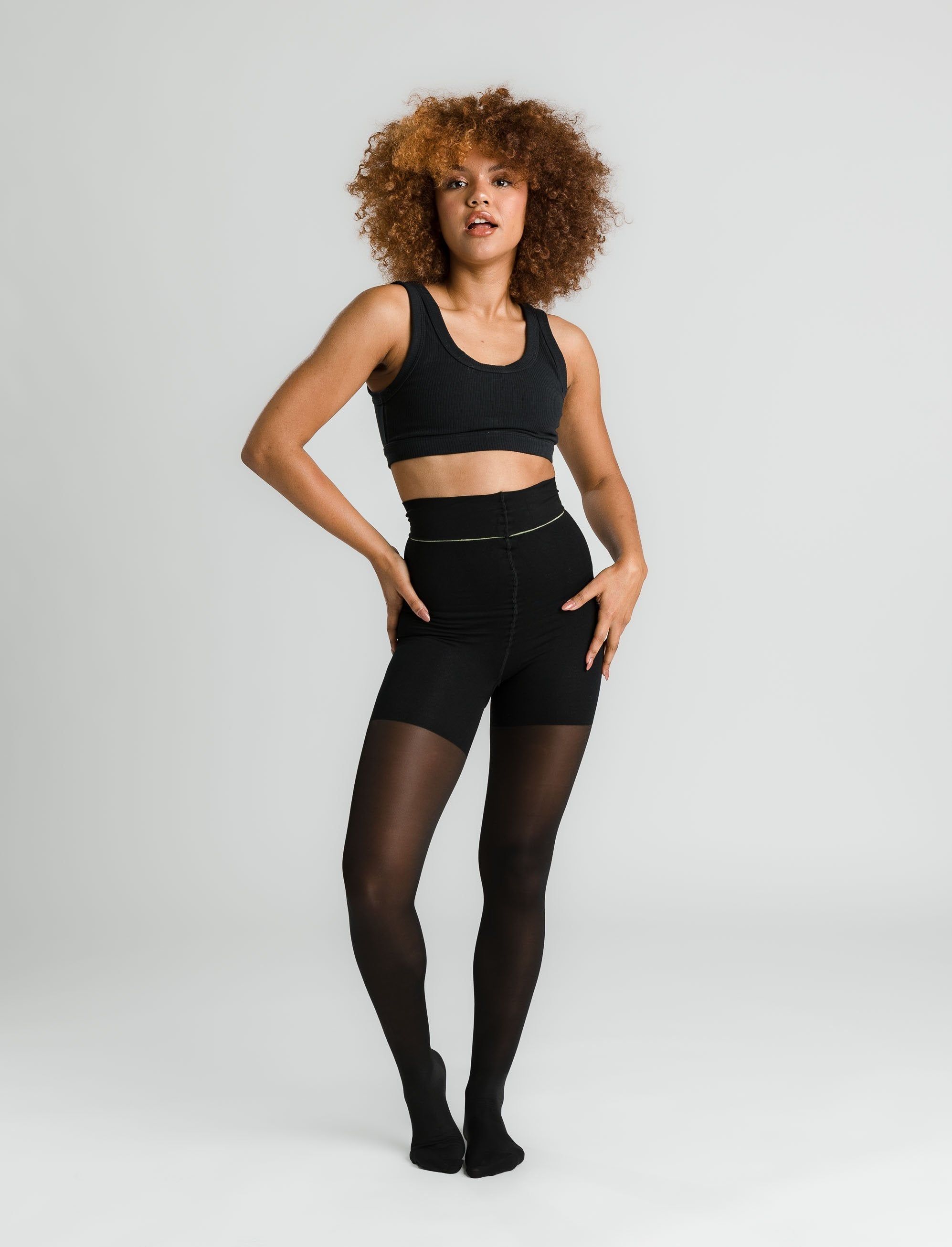 High Rise Shaping Sheer Tights sold by Sheertex