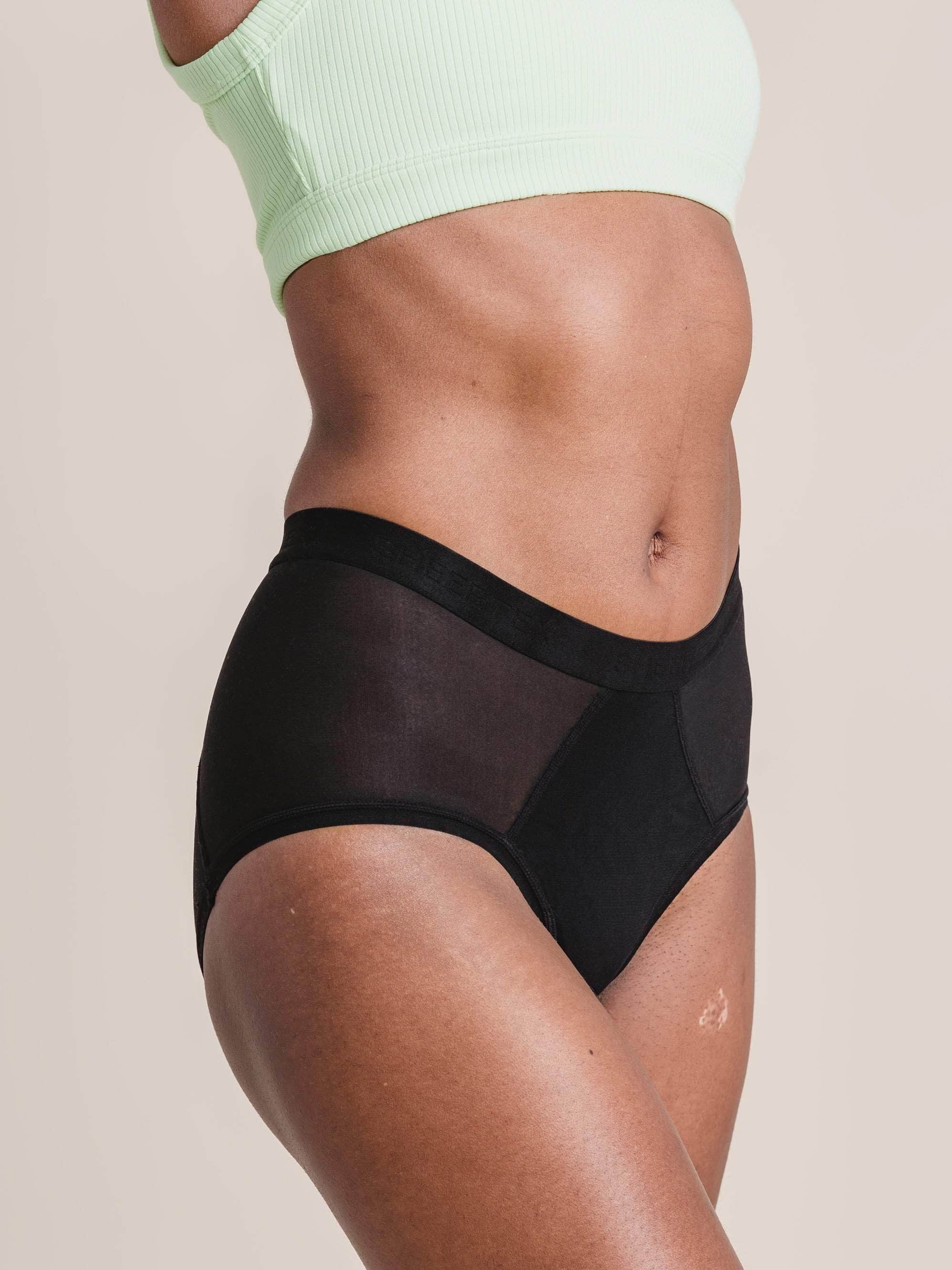 High Rise Cheeky Brief sold by Sheertex