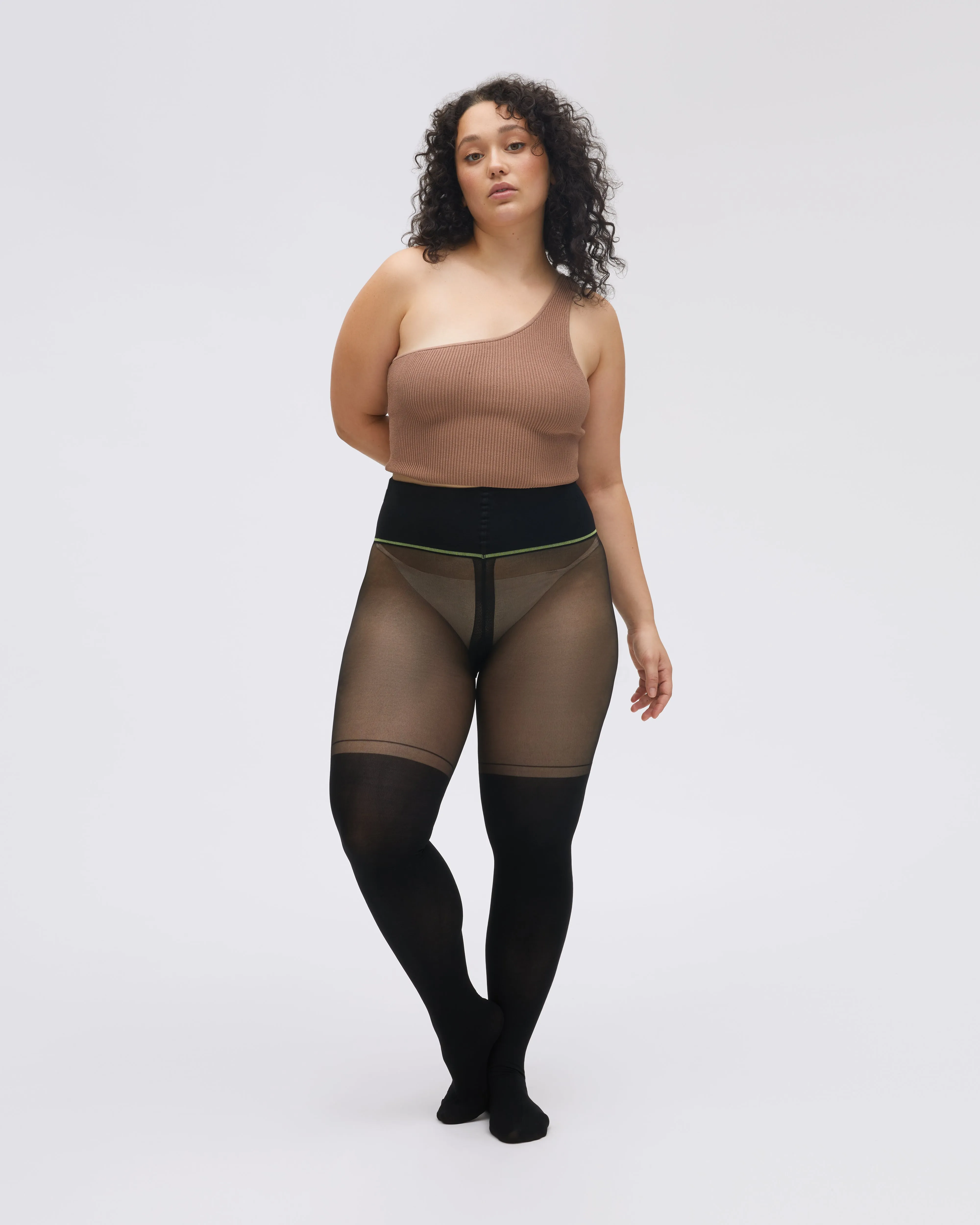 Over the Knee Super Sheer Rip-Resist Tights sold by Sheertex product image thumbnail 2
