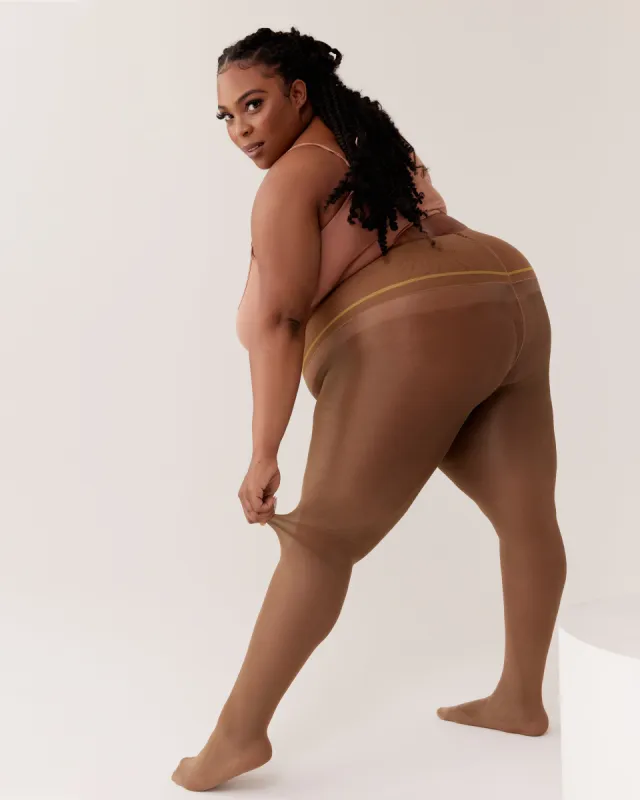 N08 - Light Brown – Nude Classic Rip-Resist Sheer Tights sold by Sheertex