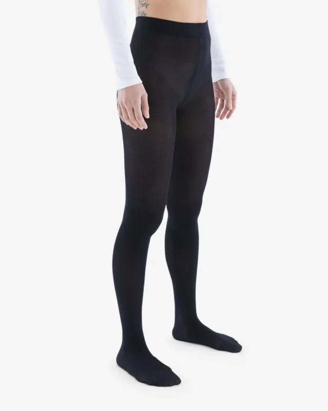 Black Rip-Resist Dance Tights made by Sheertex