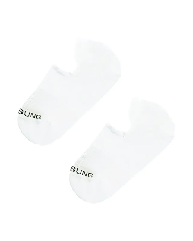 White Unsung Liner Sock sold by Sheertex