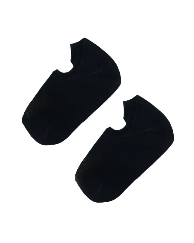 Black on Black Unsung Liner Sock made by Sheertex