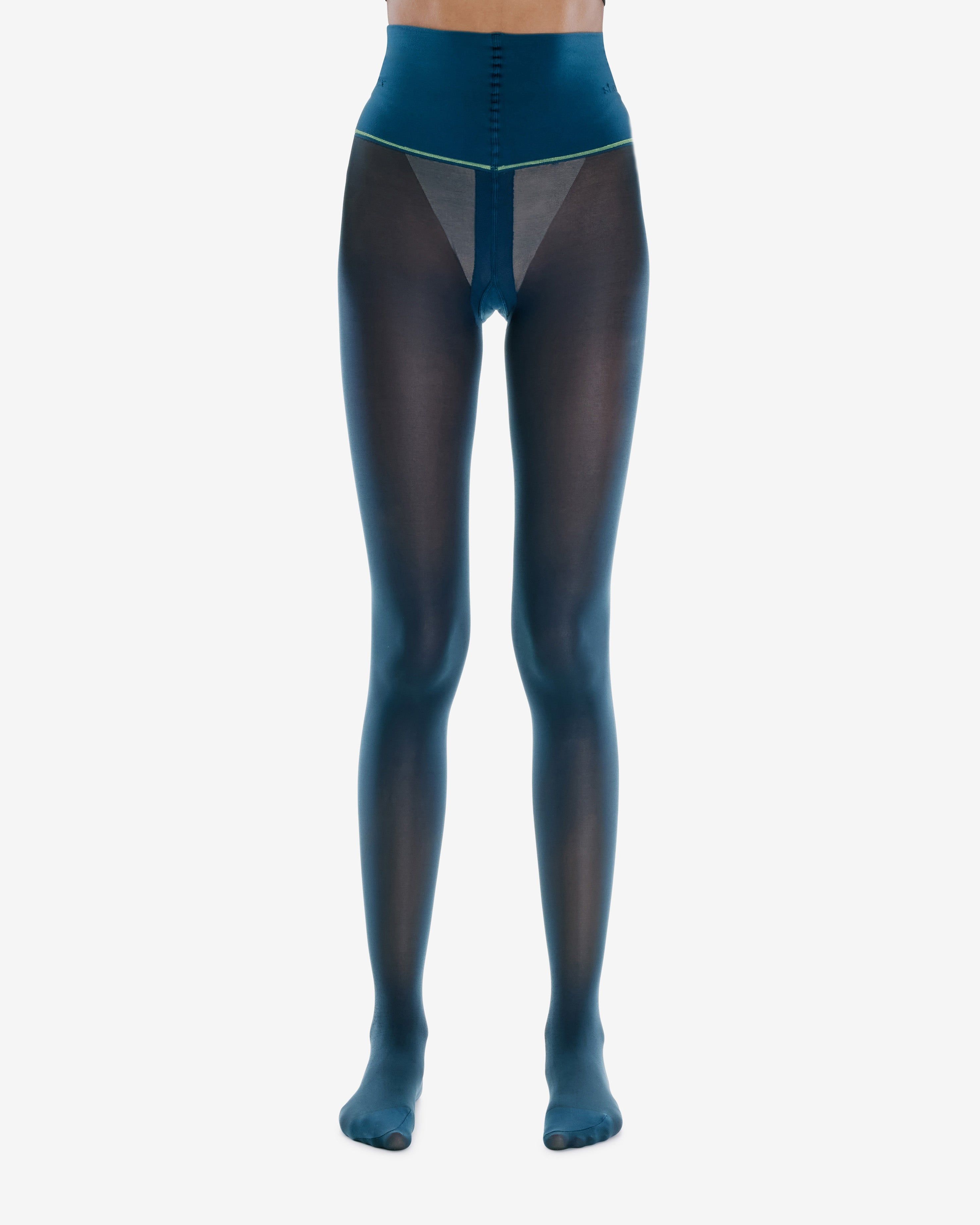 Deep Teal Classic Sheer Rip-Resist Tights sold by Sheertex product image thumbnail 3