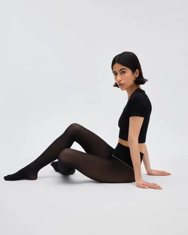 Sandalfoot Sheer Rip-Resist Tights sold by Sheertex