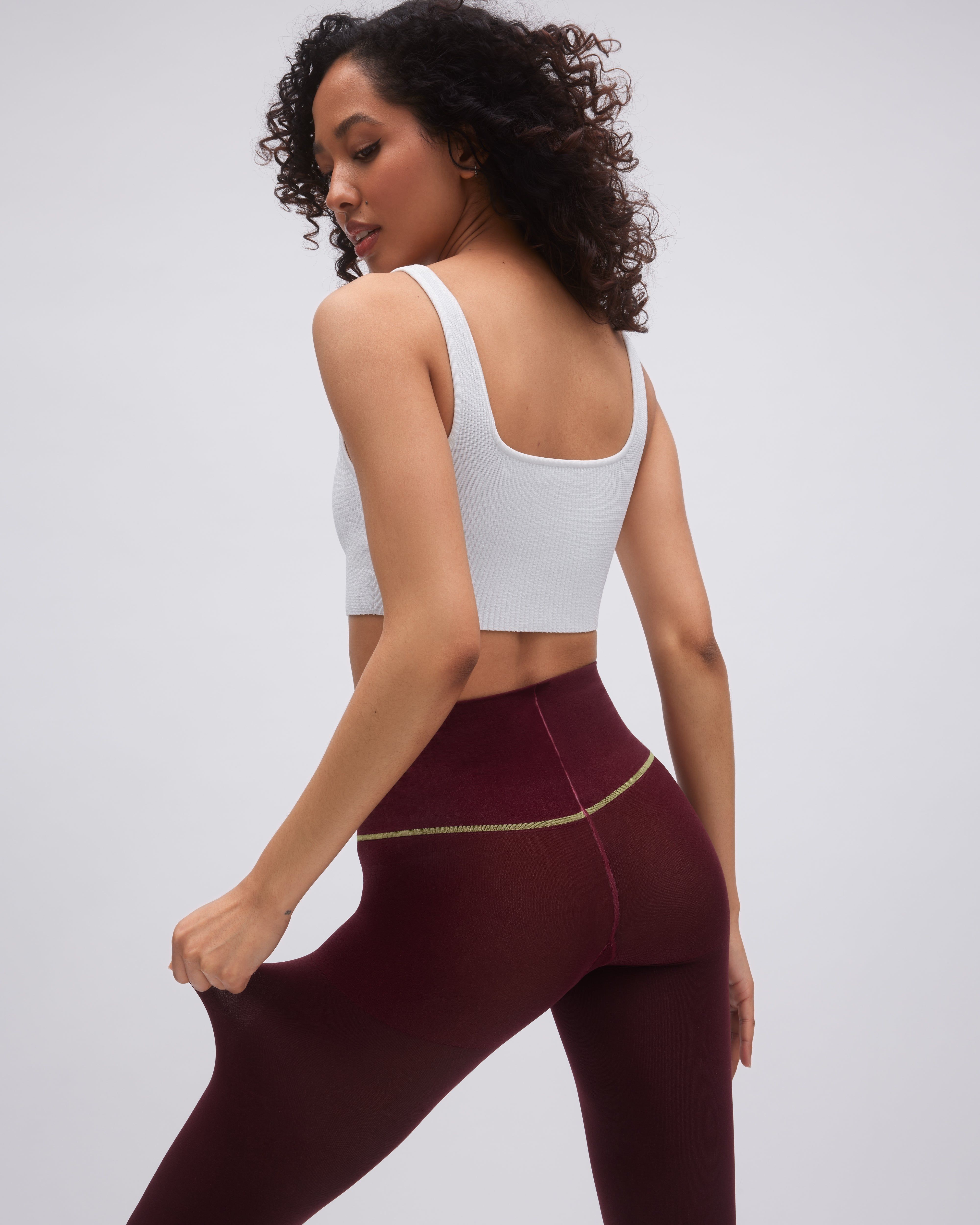 Wine Semi Opaque Rip-Resist Tights sold by Sheertex product image thumbnail 5