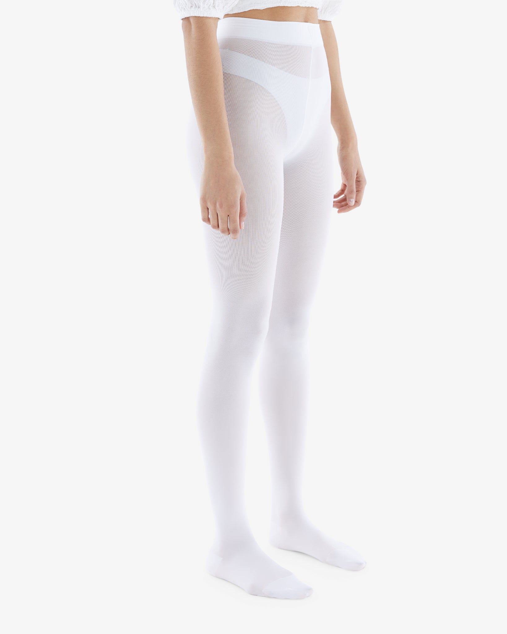 White Rip-Resist Dance Tights sold by Sheertex