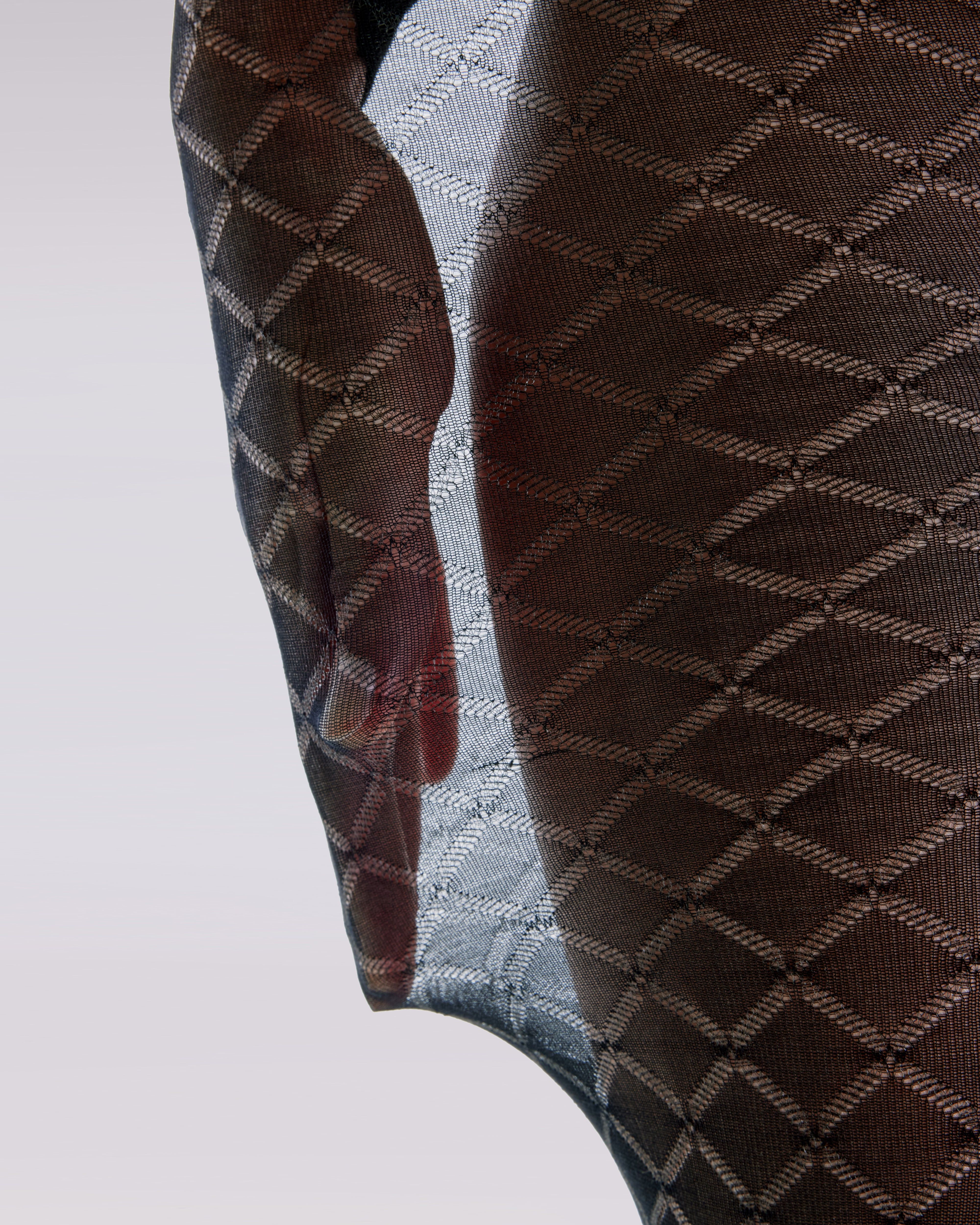 Latticed Semi-Opaque Rip-Resist Tights sold by Sheertex