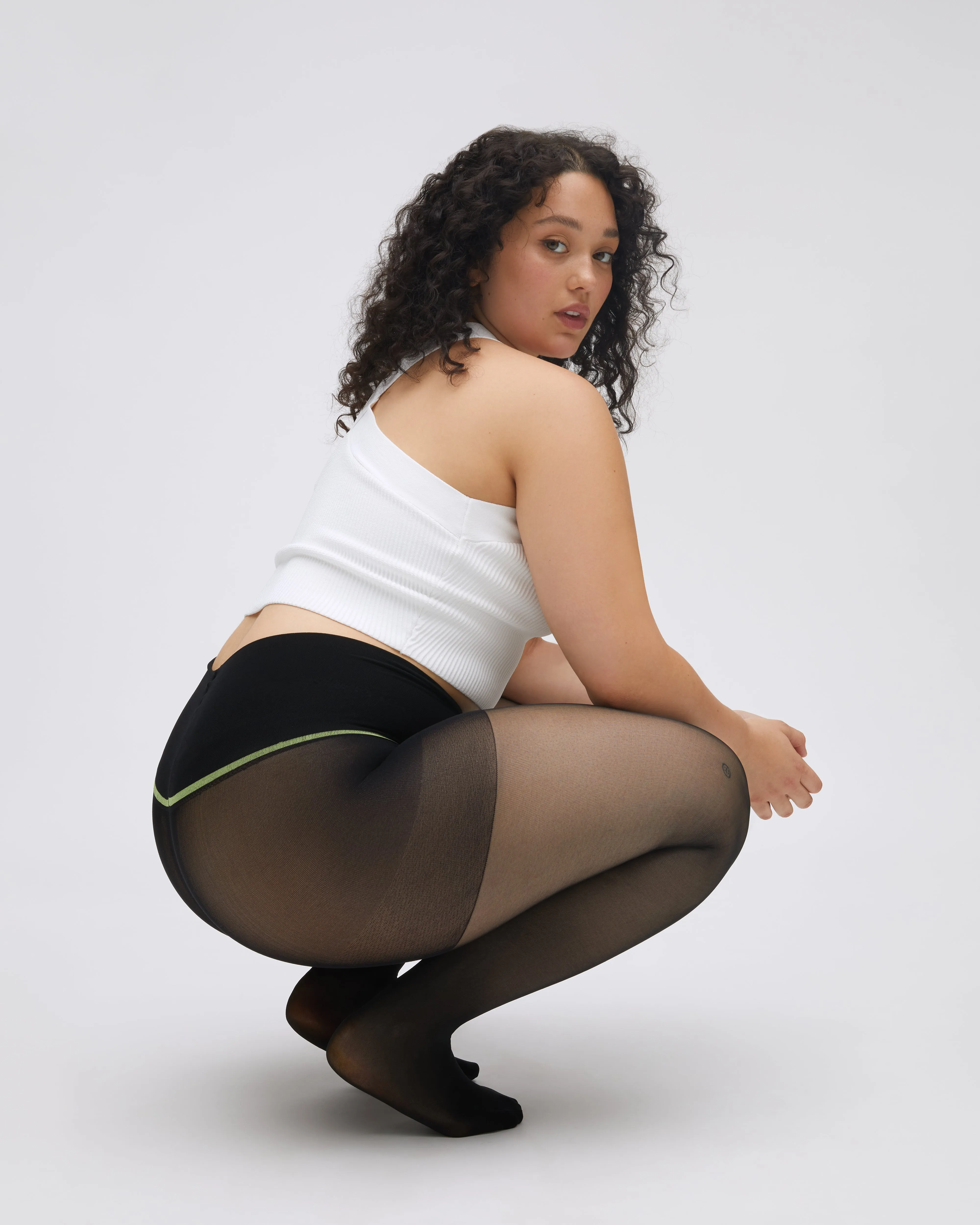 Shortie Sheer Rip-Resist Tights sold by Sheertex product image thumbnail 2