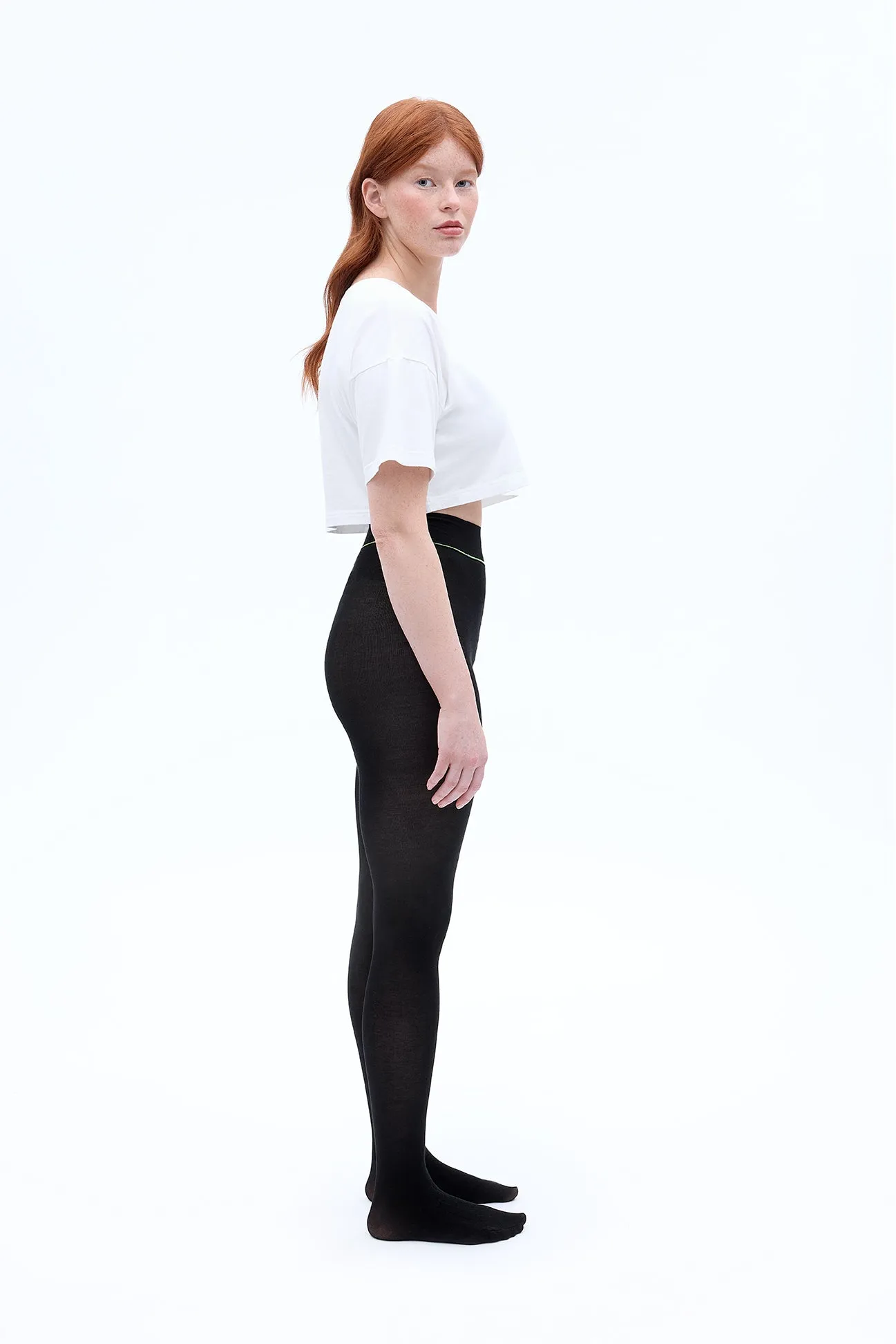 Cotton Sheer Rip-Resist Tights sold by Sheertex