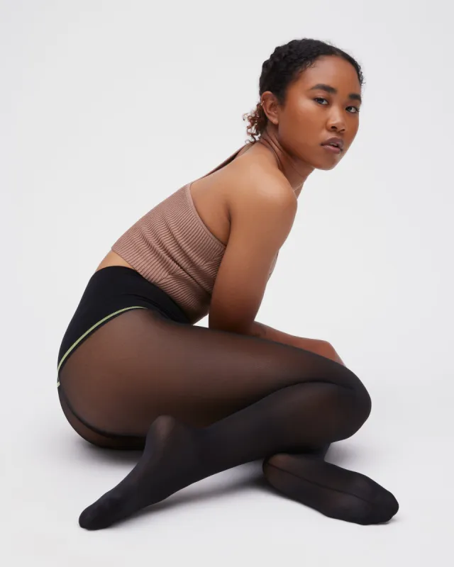 Backseam Super Sheer Rip-Resist Tights sold by Sheertex