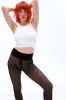 Black Classic Sheer Rip-Resist Tights – 4” Waistband sold by Sheertex
