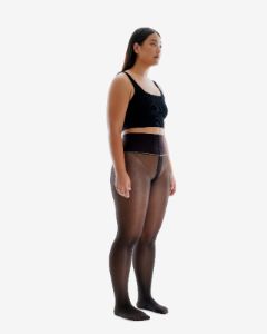 Cacao Classic Sheer Rip-Resist Tights sold by Sheertex