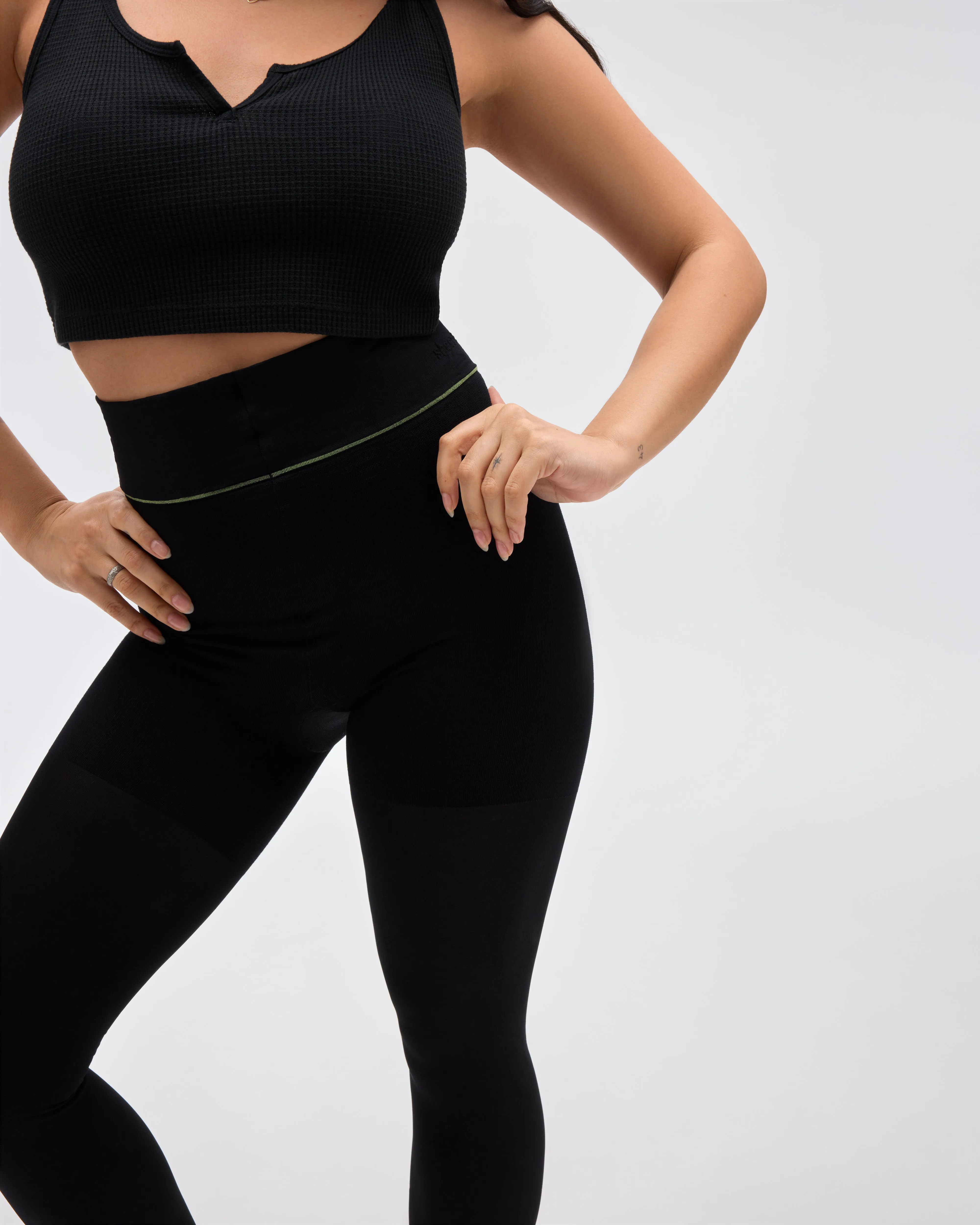 Luxury Shaping Semi-Sheer Rip-Resist Tights sold by Sheertex product image thumbnail 3