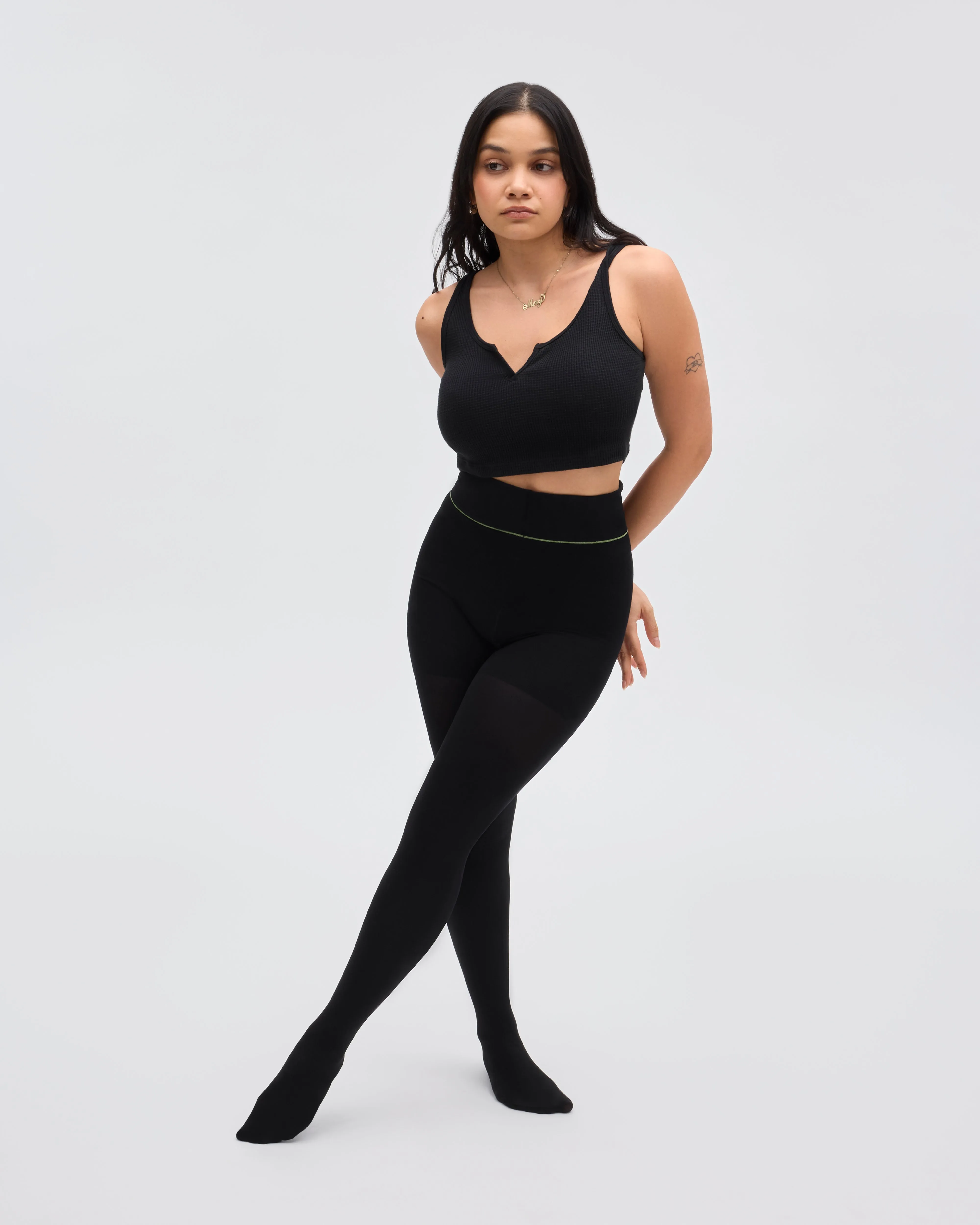 Luxury Shaping Semi-Sheer Rip-Resist Tights sold by Sheertex product image thumbnail 2