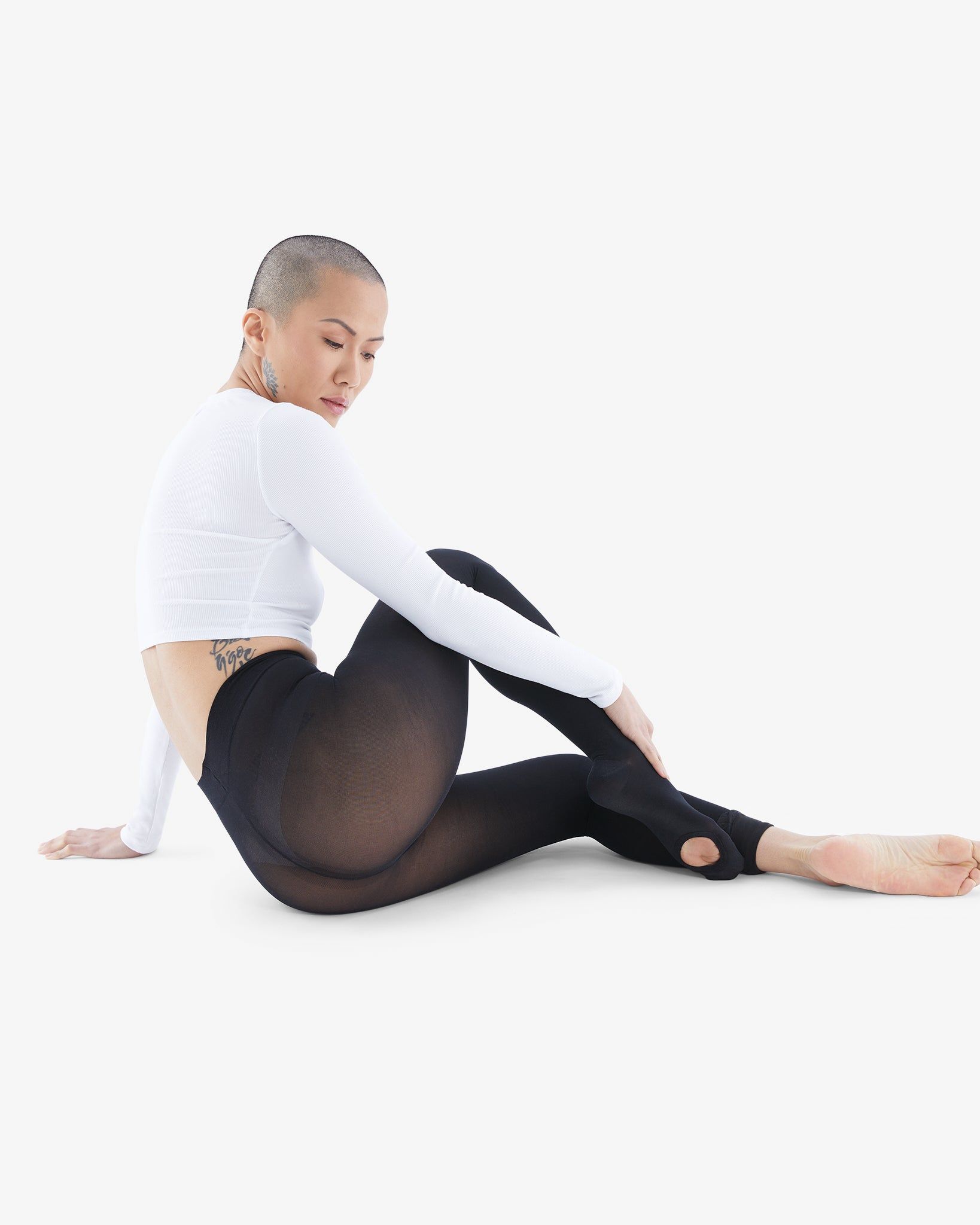 Black Rip-Resist Dance Tights sold by Sheertex product image thumbnail 6