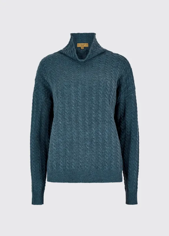 Hopkins Women's relaxed fit sweater - Indigo sold by Dubarry of Ireland