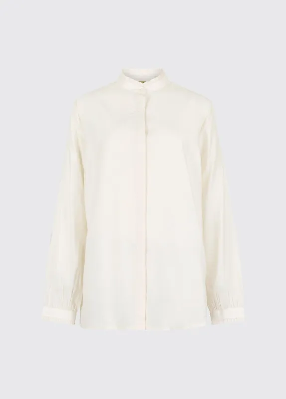 Iris Women's ruffle trim blouse - Ivory made by Current