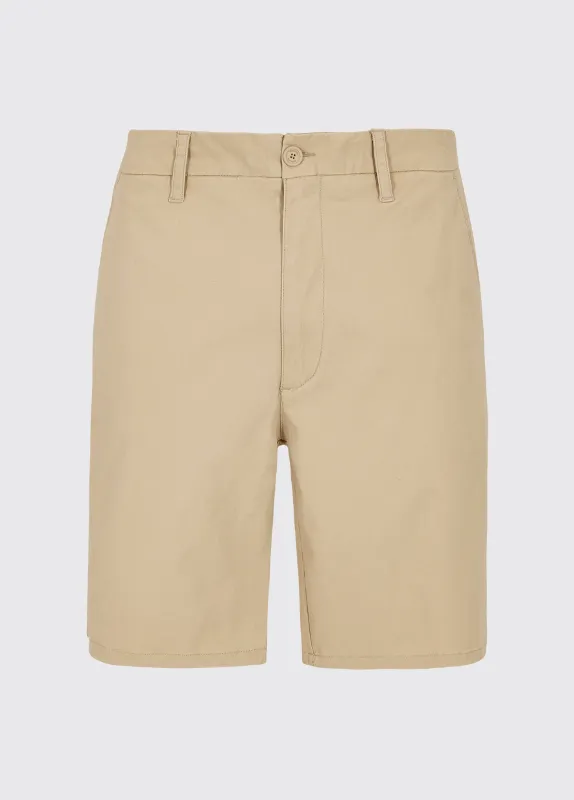 Lugano Mens Chino Shorts - Sand sold by Dubarry of Ireland