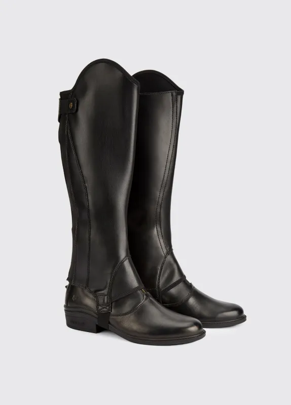 Dubarry Half Chap - Black made by Dubarry of Ireland