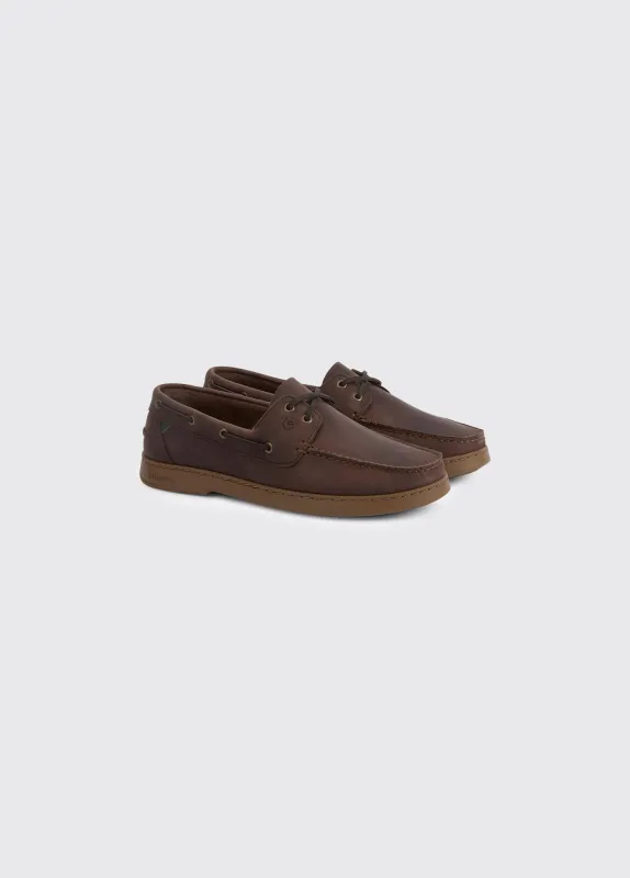 Oceania Mens dubarrylite™ Two Eye-Tie Moccasin - Old Rum sold by Dubarry of Ireland
