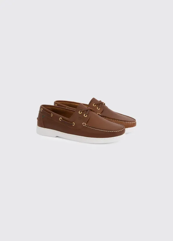 Oceania Mens dubarrylite™ Two Eye-Tie Moccasin - Brown sold by Dubarry of Ireland