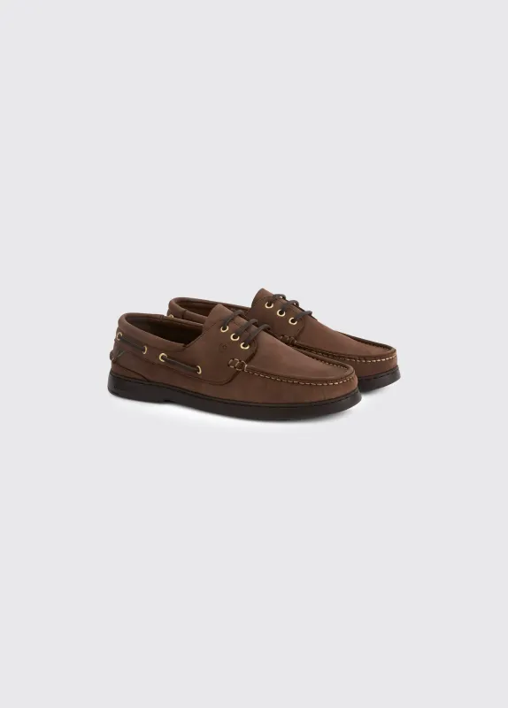 Tavira Men's dubarrylite™ Three Eye-Tie Moccasin - Donkey Brown sold by Dubarry of Ireland