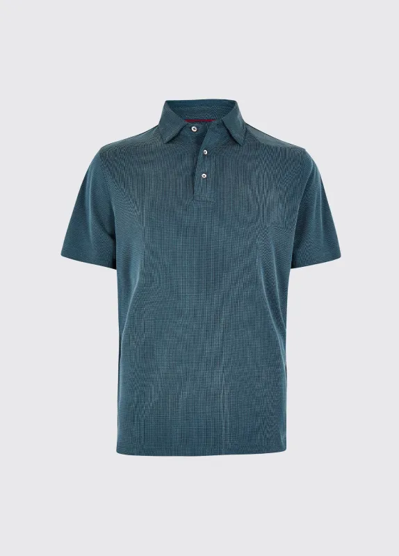 Gilligan Men’s Tencel™ Modal Polo - Atlantic made by Dubarry of Ireland