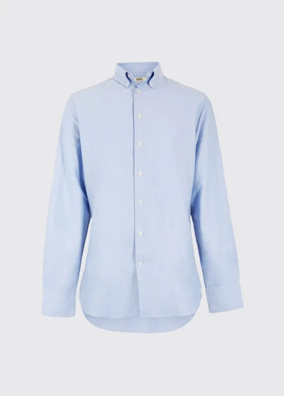 Clontarf Men’s Oxford Shirt - Pale Blue sold by Dubarry of Ireland