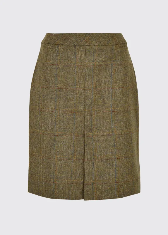 Cornflower Tweed Pencil Skirt - Burren sold by Dubarry of Ireland