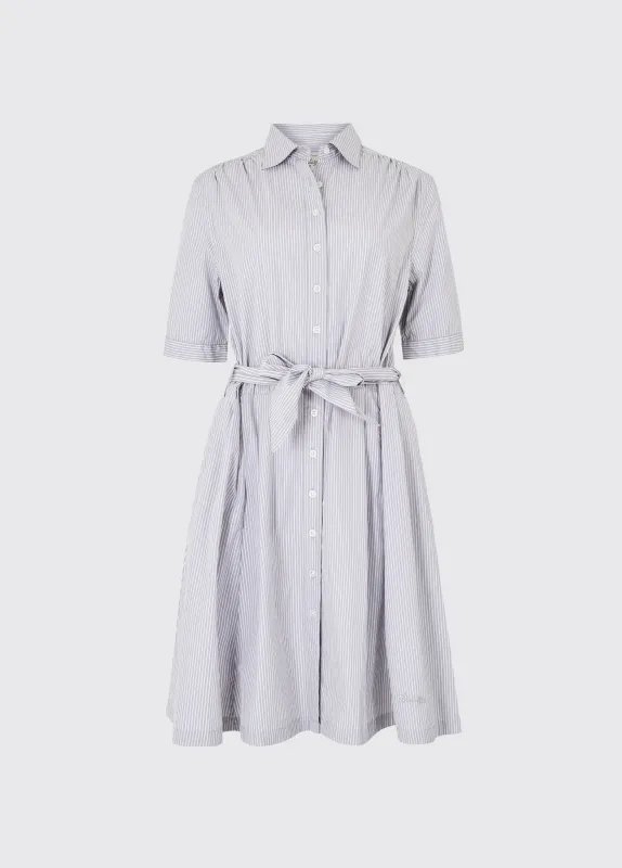 Begonia Ladies Shirt Dress - Platinum sold by Dubarry of Ireland