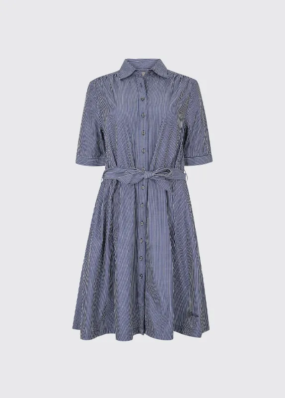 Begonia Ladies Shirt Dress - Navy sold by Dubarry of Ireland
