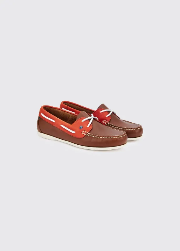 Aruba Deck Shoe - Brown Multi sold by Dubarry of Ireland