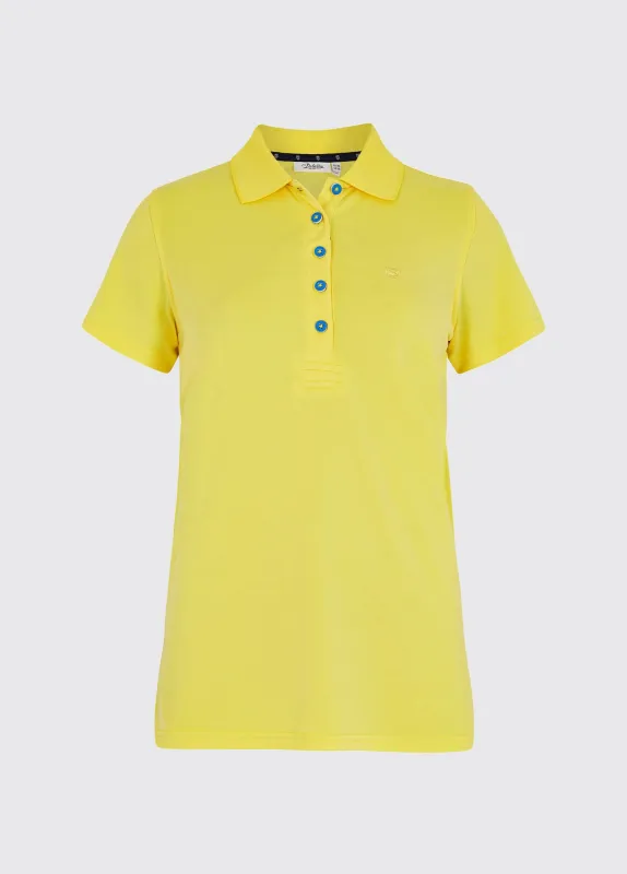 Ballyroe polo shirt - Lemon Yellow sold by Dubarry of Ireland