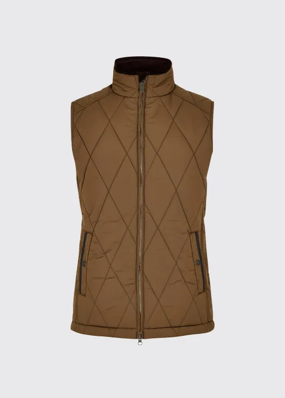 Colamber Men’s Quilted Gilet - Bronze sold by Dubarry of Ireland