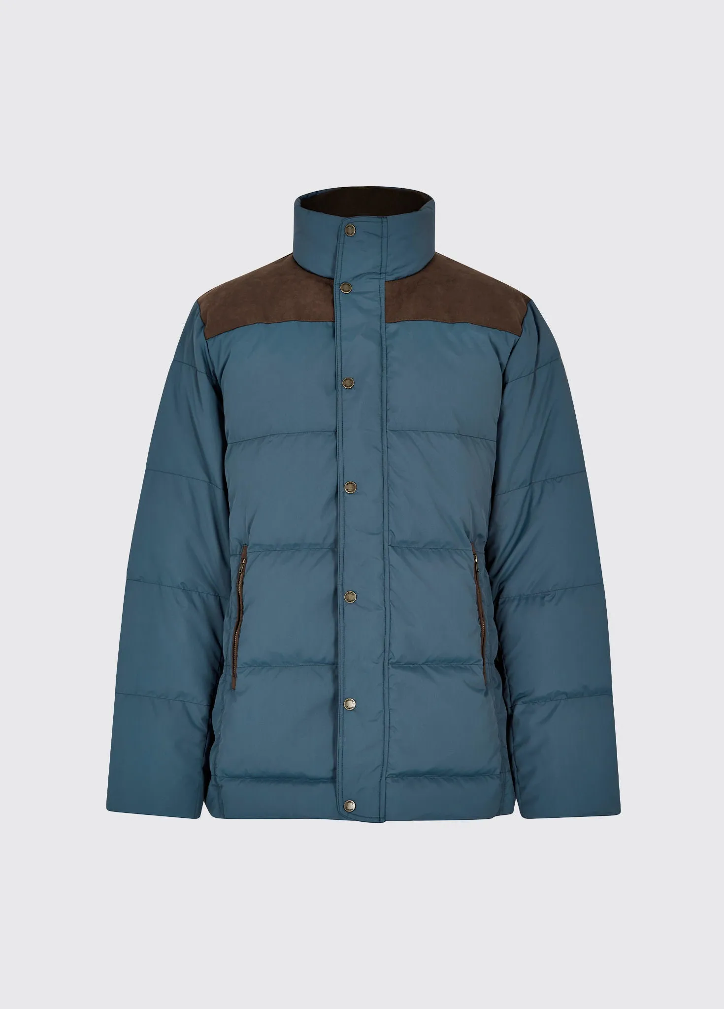 Talbot Down Filled Jacket - Steel sold by Dubarry of Ireland