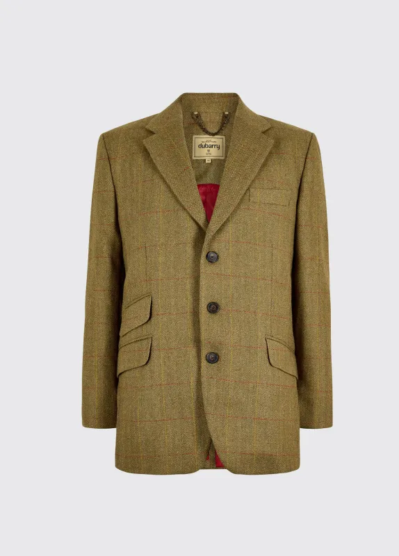 Ashmeadow Men's Three Button Tweed Jacket - Elm made by Current