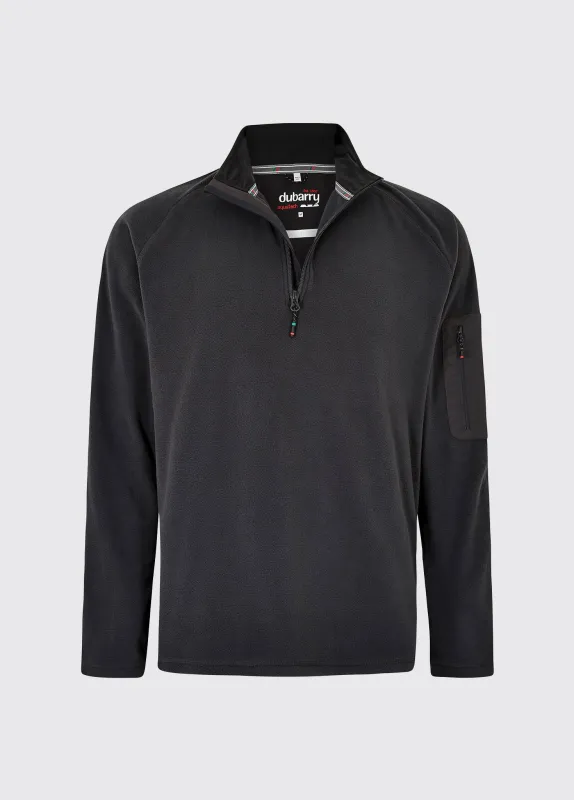 Valencia Mens Quarter-zip Fleece - Graphite sold by Dubarry of Ireland