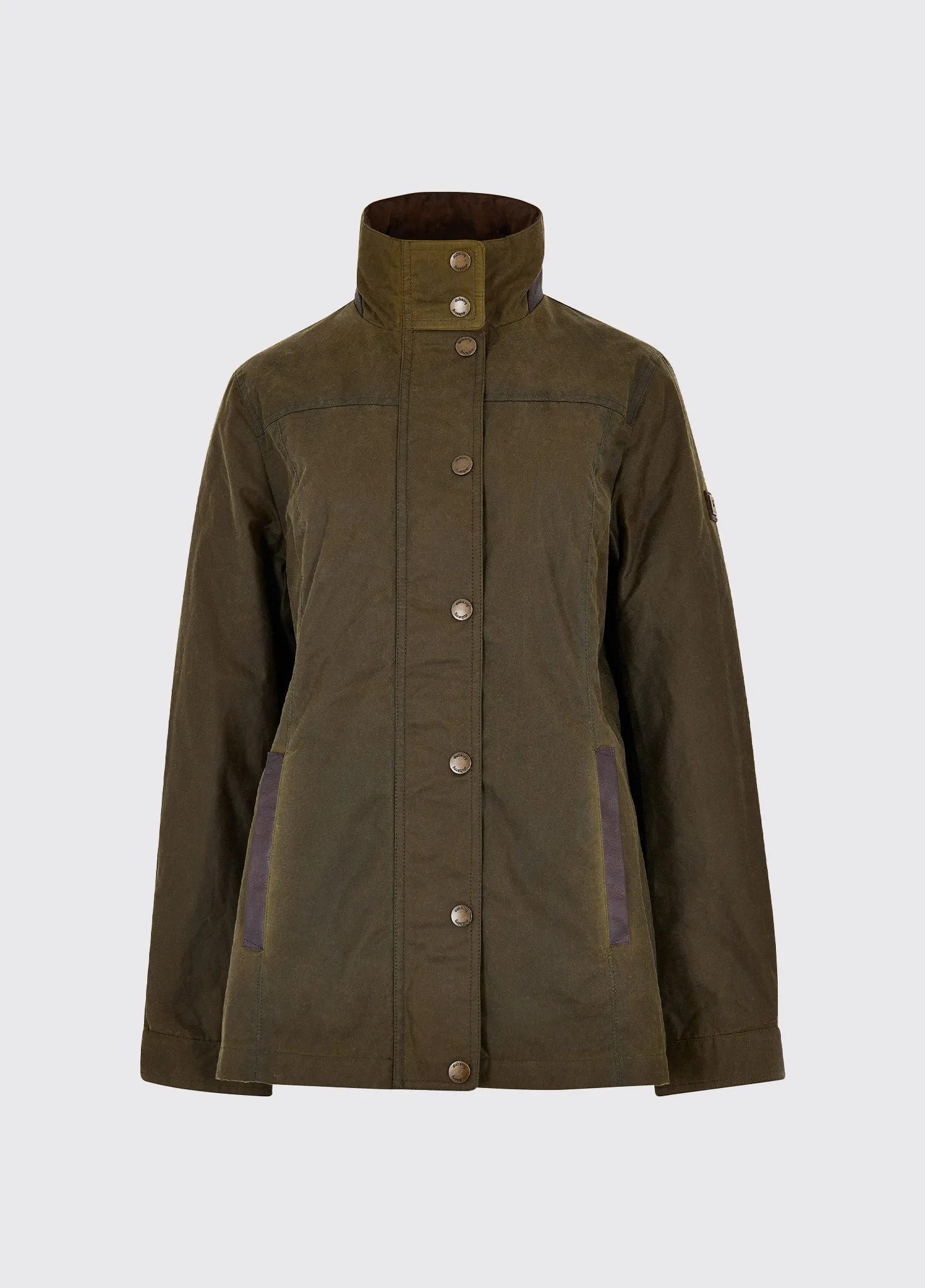 Mountrath Ladies Wax Cotton Jacket - Fennel sold by Dubarry of Ireland
