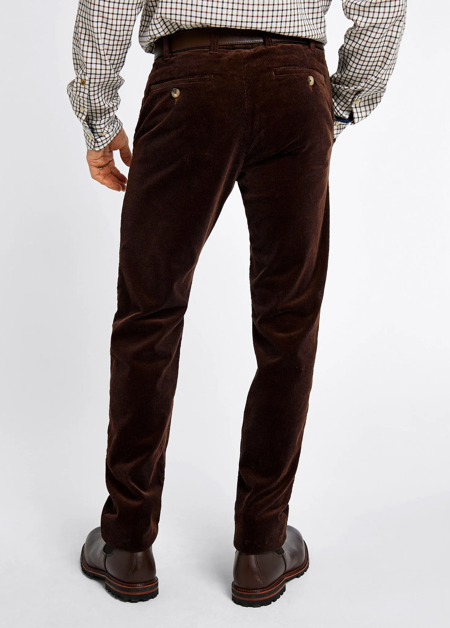 Stride Men's Corduroy Trousers 32in inseam - Brown sold by Dubarry of Ireland product image thumbnail 5