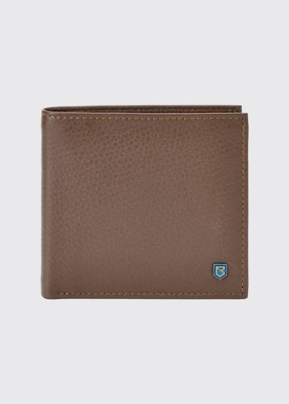Sallins Men's Leather Wallet - Walnut sold by Dubarry of Ireland