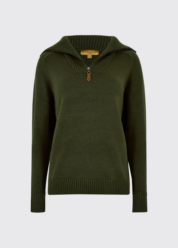 Rosmead Sweater - Olive made by Dubarry of Ireland