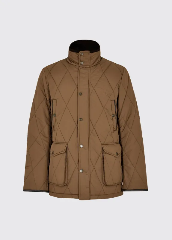 Farmley Men’s Quilted Jacket - Bronze made by Dubarry of Ireland