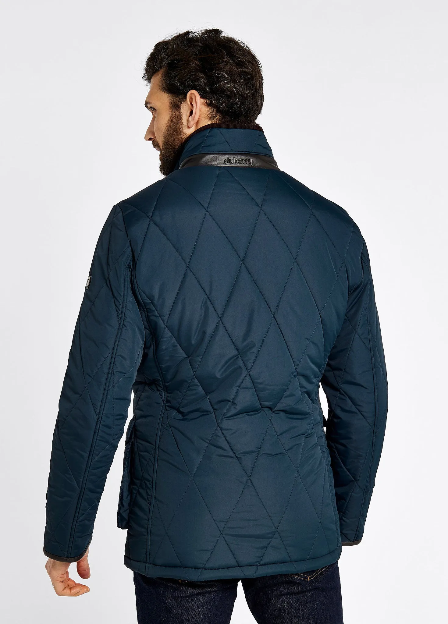Farmley Men’s Quilted Jacket - Navy sold by Dubarry of Ireland product image thumbnail 5