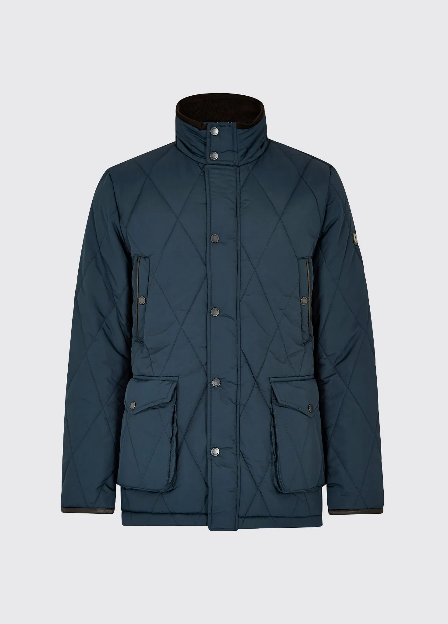 Farmley Men’s Quilted Jacket - Navy sold by Dubarry of Ireland