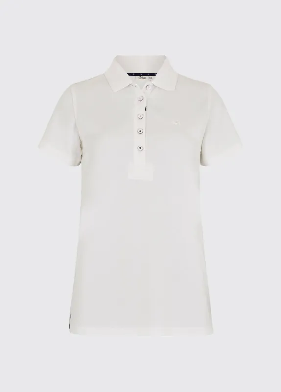 Ballyroe polo shirt - White sold by Dubarry of Ireland