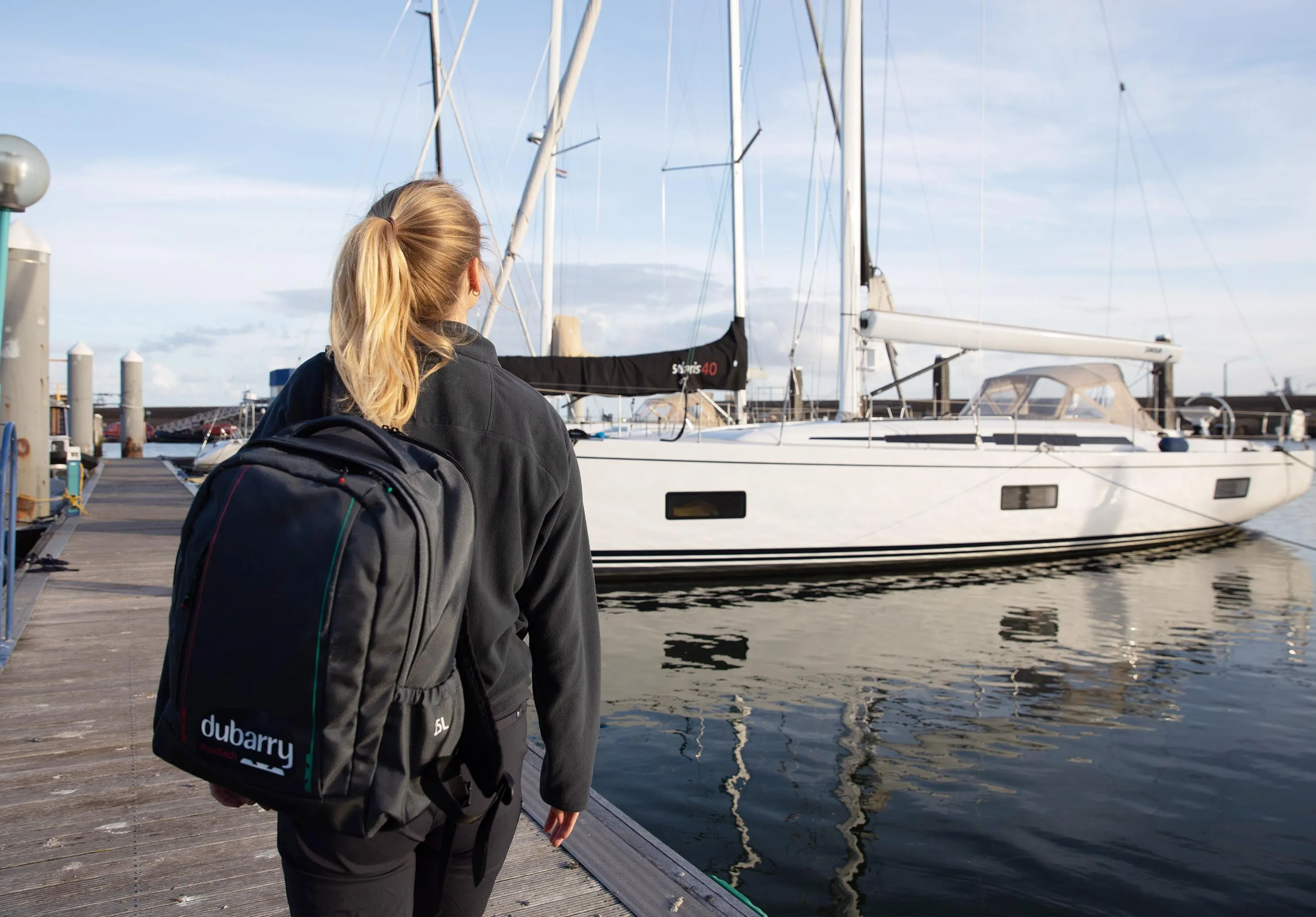 Bari Durable 25ltr backpack - Graphite sold by Dubarry of Ireland product image thumbnail 3