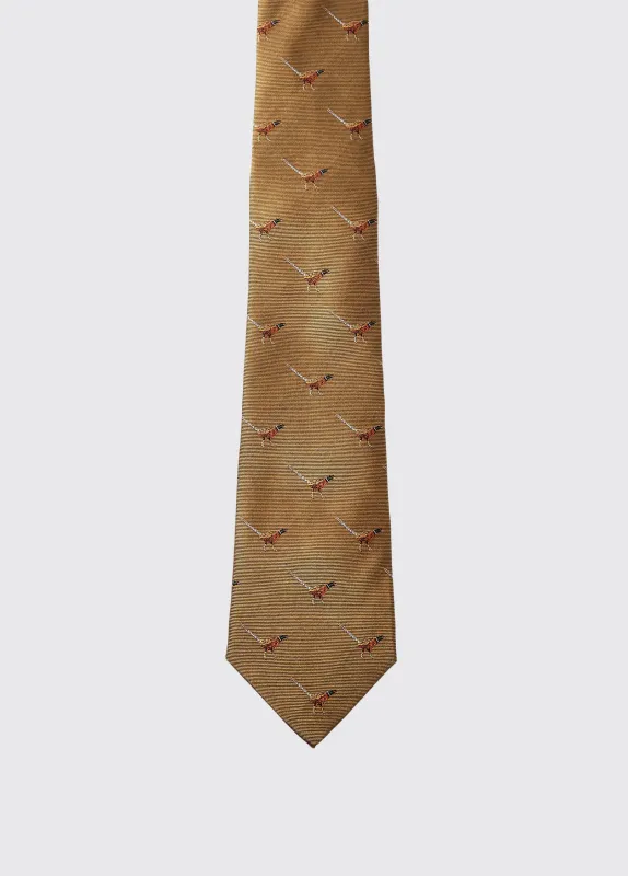 Madden Mens Silk Tie - Gold sold by Dubarry of Ireland